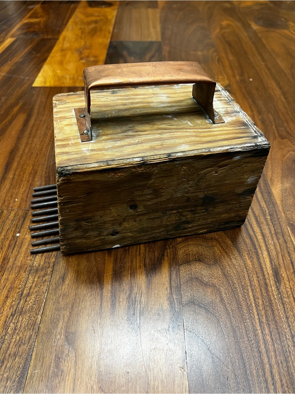Antique Vintage Rustic Wooden Berry Picker - Picture 2 of 10